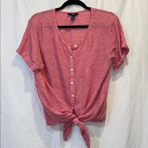 GAP Tie Front Top